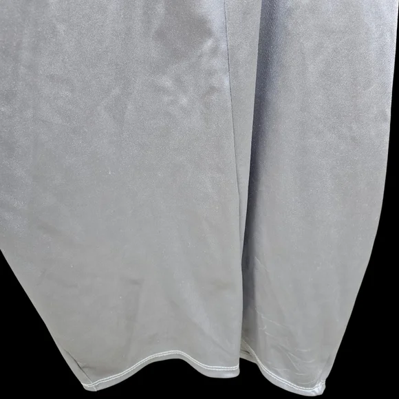 E.L.H STUDIO Elegant Silver Draped Dress Women Size S - Picture 15 of 15